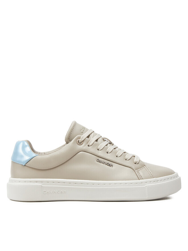 

Кроссовки Calvin Klein Cupsole Lace Up W/Ml Lth HW0HW02119, бежевый