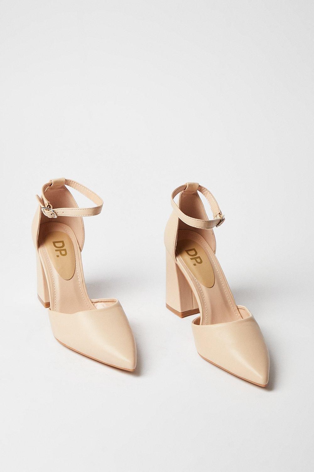 Туфли-лодочки Dorothy Perkins Blanche с ремешком на щиколотке, бежевый — фото 3