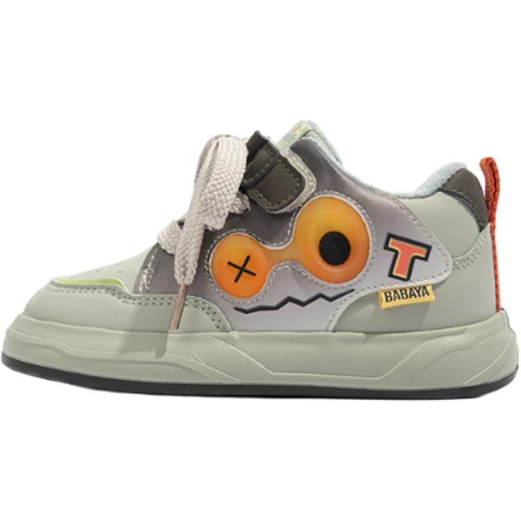 

Babaya Антискользящие и износостойкие утепленные низкие детские кроссовки для скейтбординга army green kids'