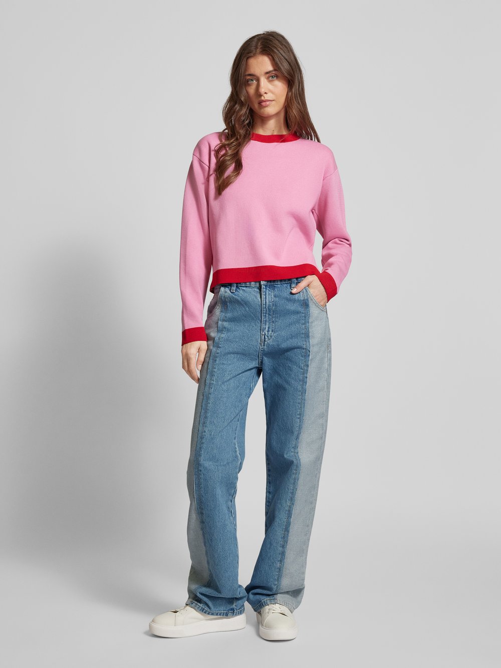 

Широкие джинсы с 5 карманами, модель «OLIVIA» Mango