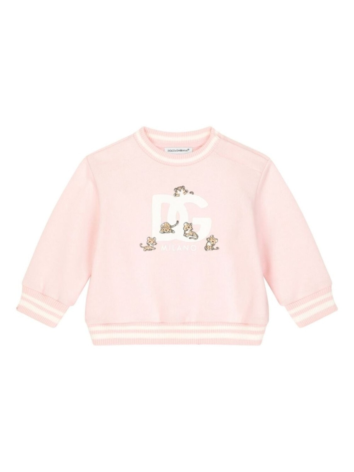 

Dolce & Gabbana Kids толстовка с логотипом, розовый