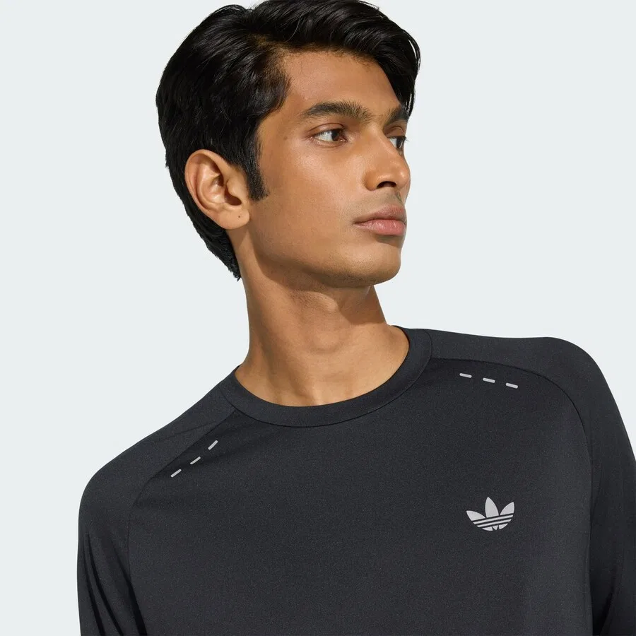 Футболка ADIDAS ORIGINALS 'ESSENTIALS' черного цвета — фото 4