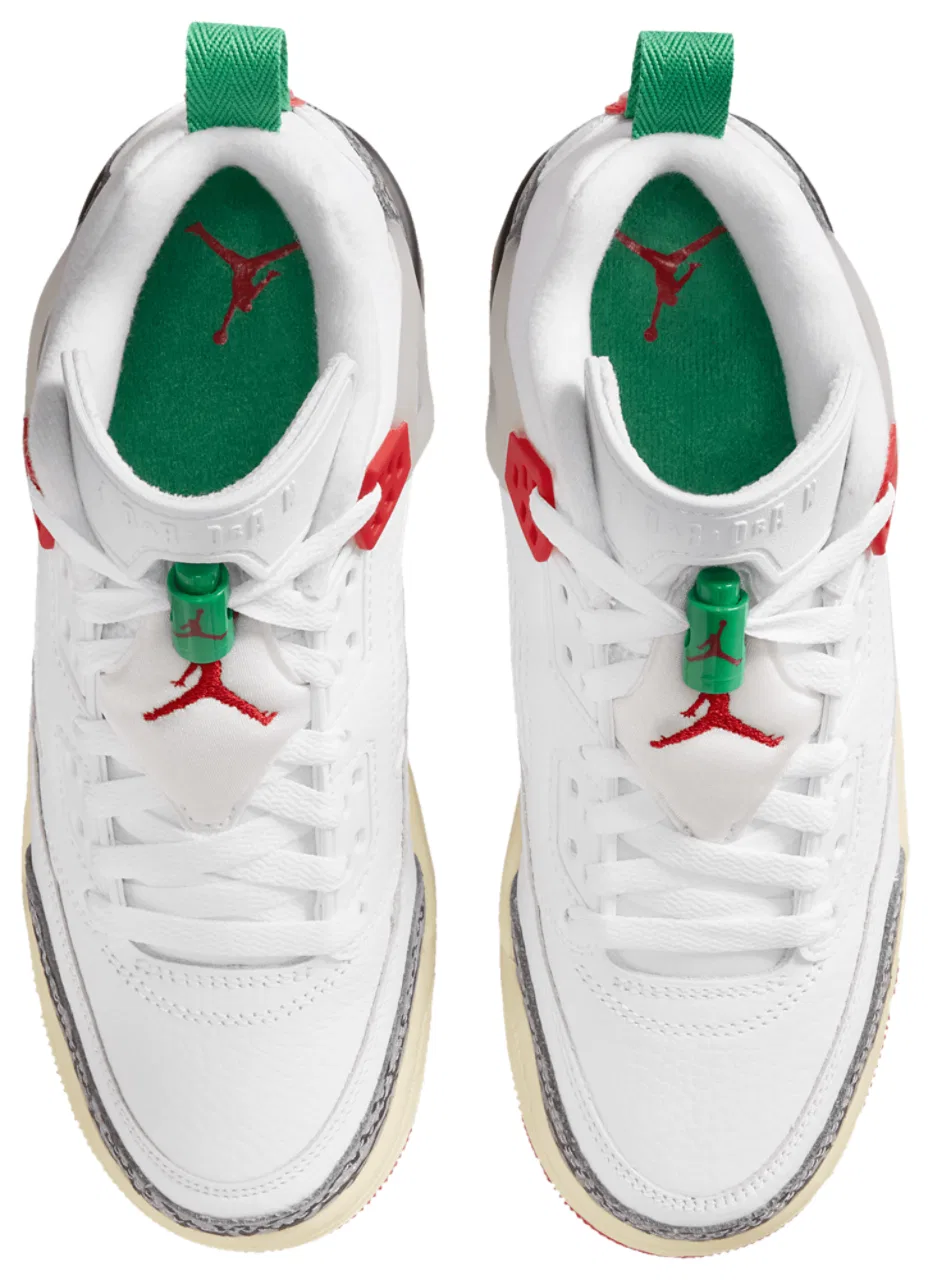 Кроссовки для мальчиков Spizike Low Jordan, цвет White/Varsity Red — фото 4