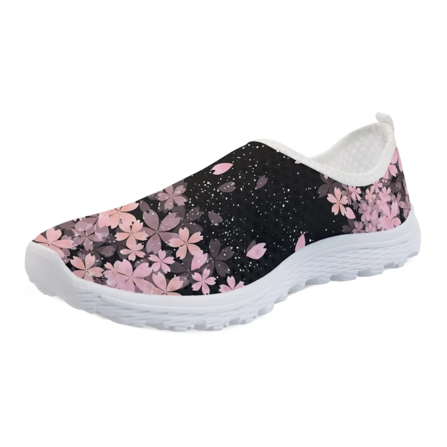 Детские кроссовки для девочек с принтом Snowflake Butterfly Ethnic Pattern Kuiaobaty, Sakura Fiori