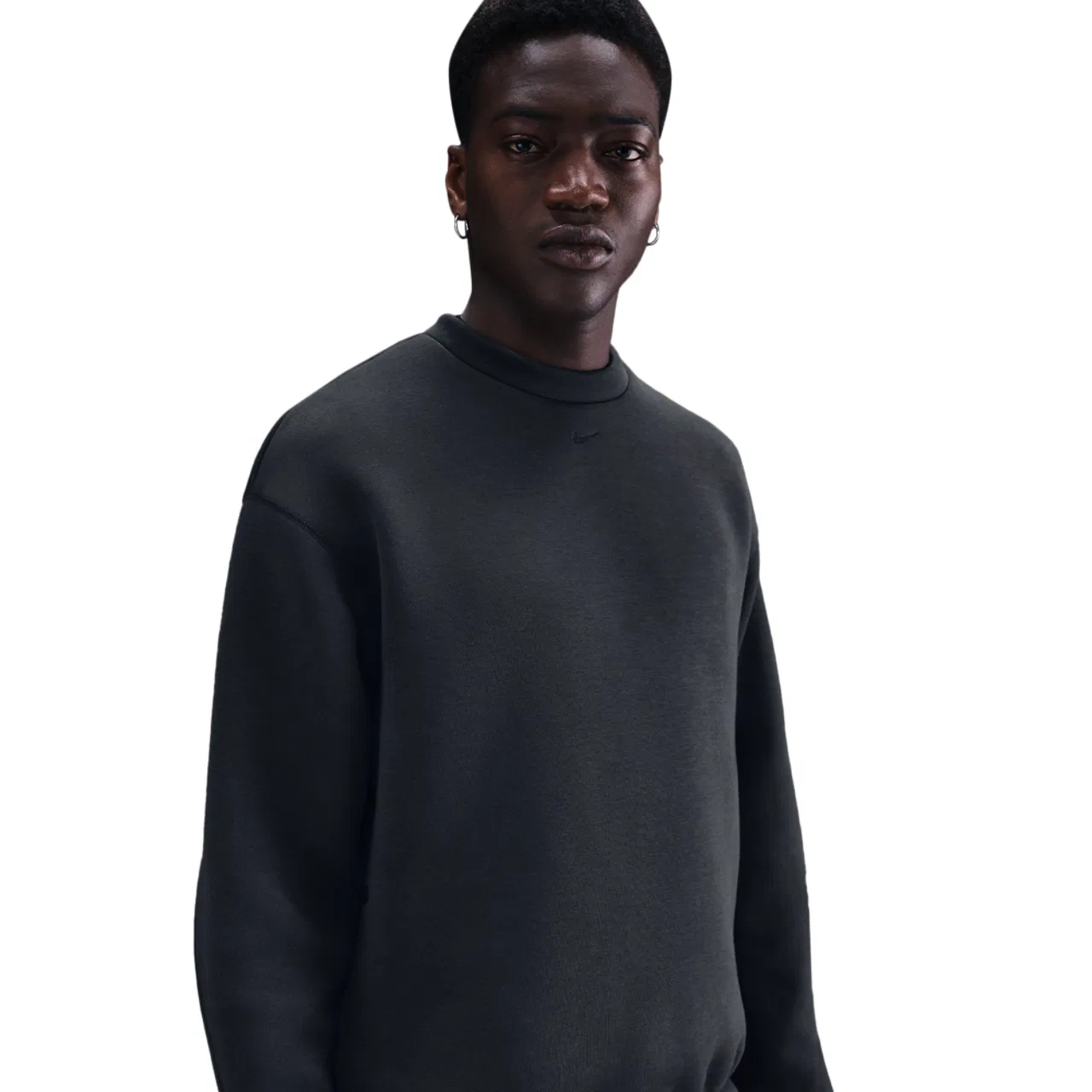Мужская толстовка Tech Fleece Crew Nike, цвет Black/Anthracite