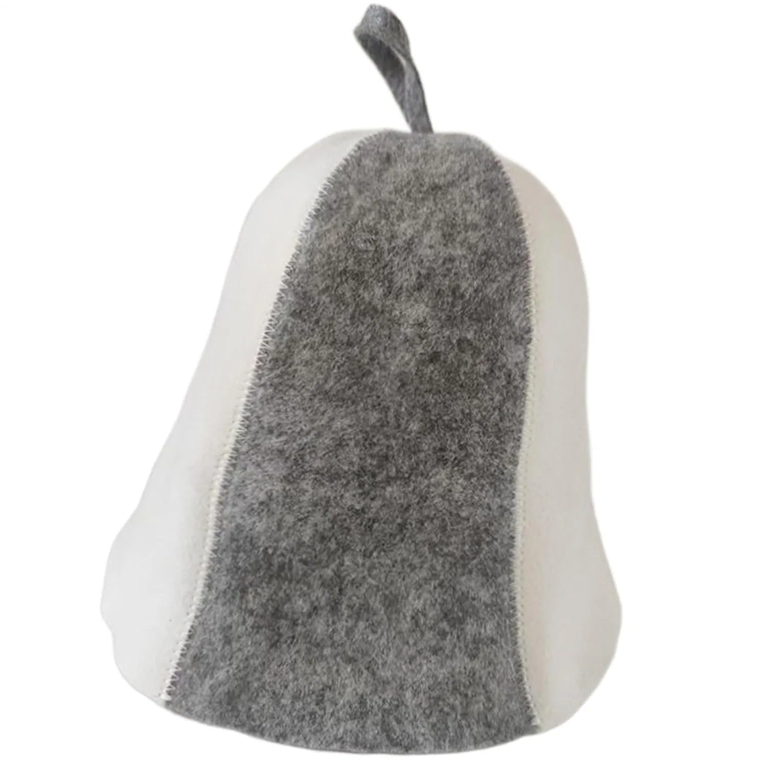 Шапочка для душа из фетра, 23 см, Gray + White Generic