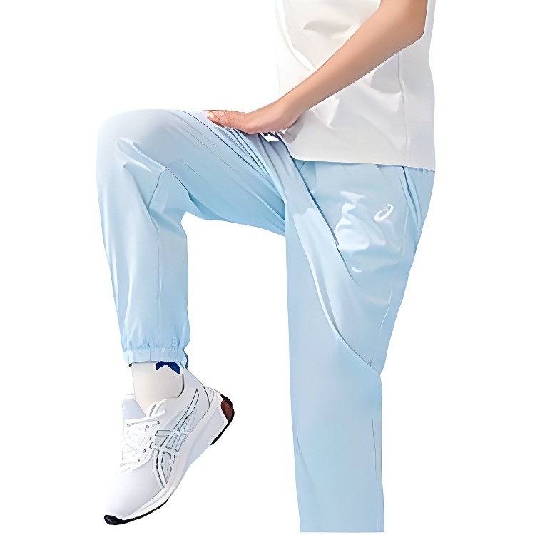 ASICS Вязаные спортивные брюки для тренировок blue — фото 4