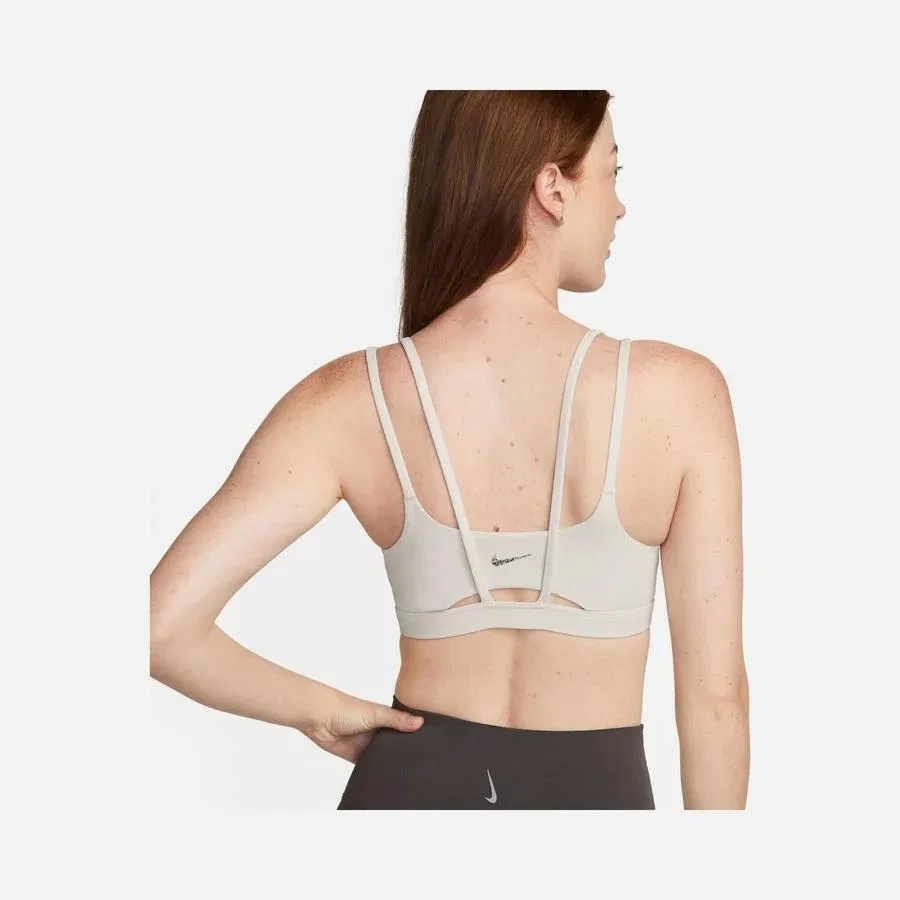 Спортивный бюстгальтер с принтом Alate Trace Light-Support Padded Strappy Training, Nike, Белый — фото 2