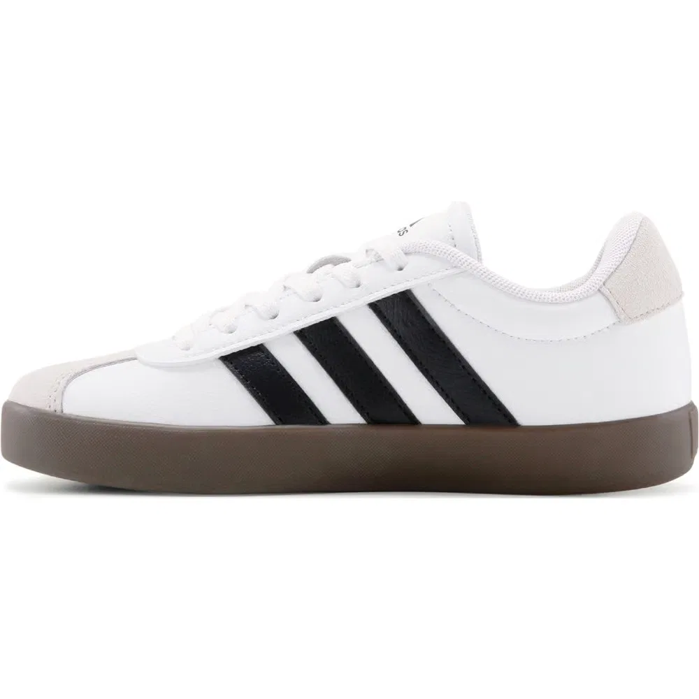 Детские кроссовки VL Court 3.0 Adidas, White/Black/Gum — фото 3