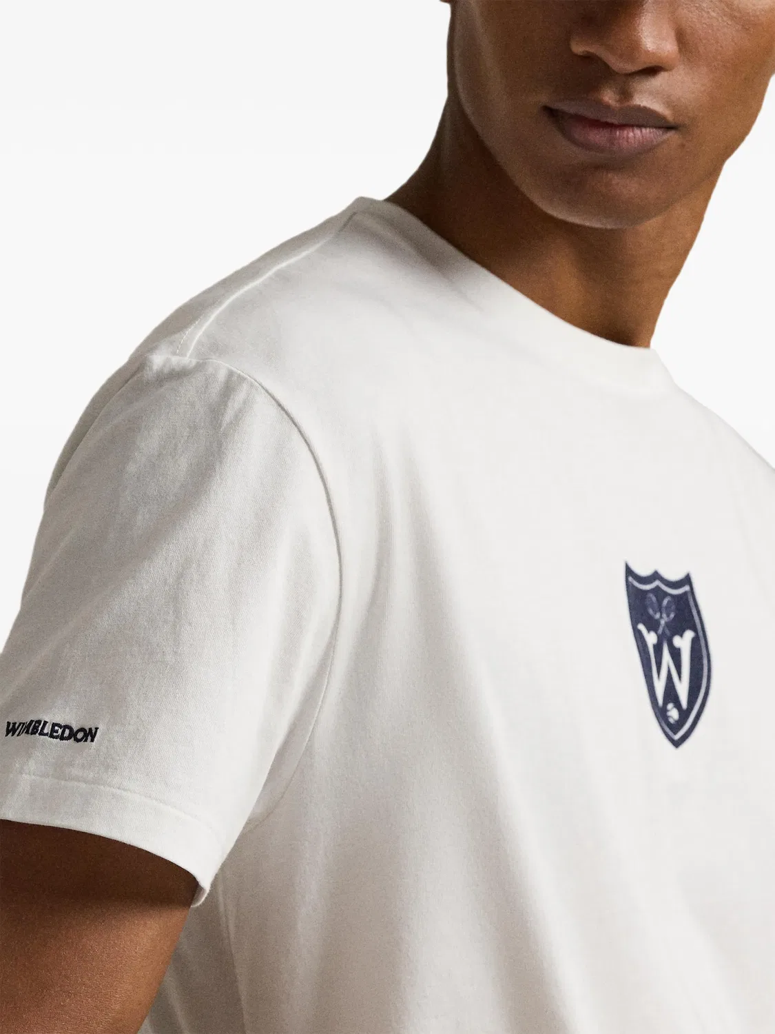 Футболка с вышивкой, белая Polo Ralph Lauren, белый — фото 2