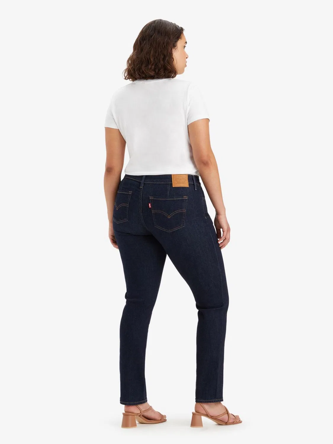 Джинсы slim fit с прорезными карманами Levi's, синие — фото 2