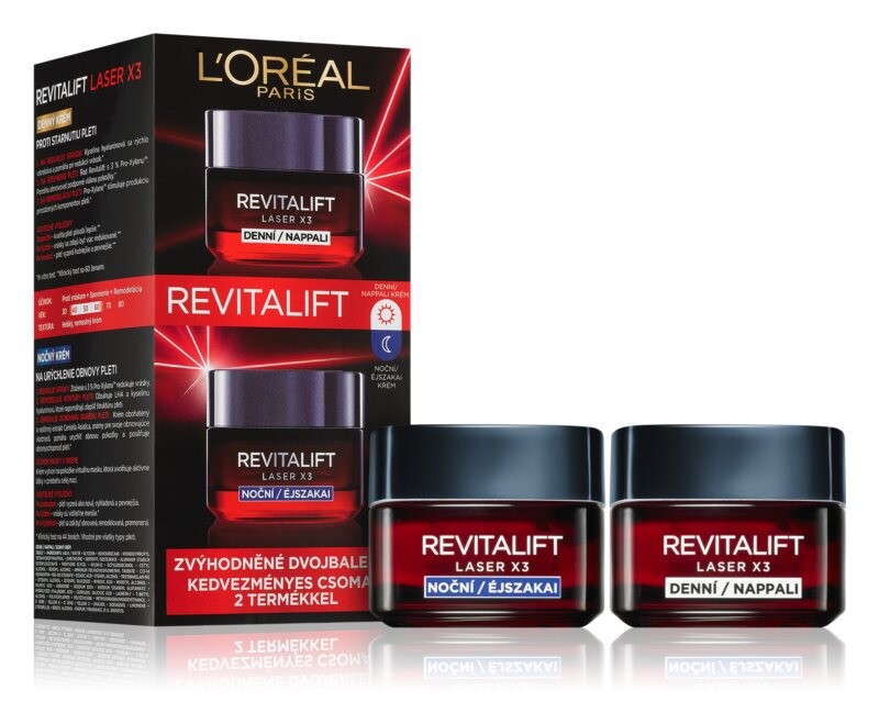 

Набор (омолаживающий) L’Oréal Paris Revitalift Laser X3