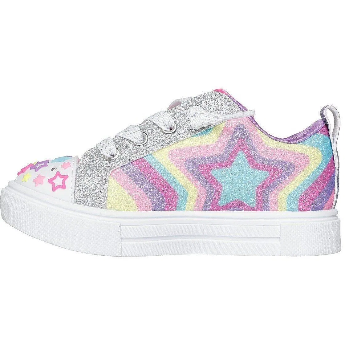 Детские кроссовки с подсветкой Skechers S Lights-twinkle Sparks-cosmi, Bunt — фото 4