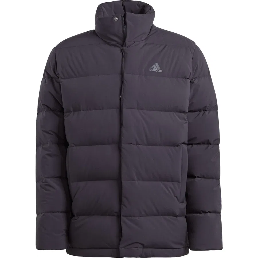 Куртка утепленная с длинным рукавом Sportswear Helionic Mid-Length Down Jacket adidas, Черный — фото 4