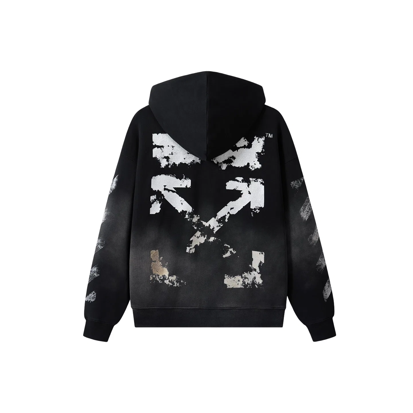 OFF-WHITE Детский свитшот с капюшоном OFF WHITE, Dark Gray