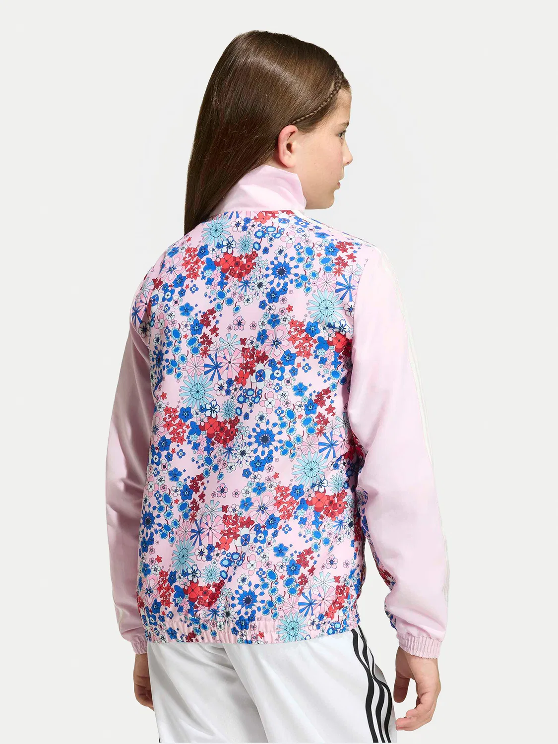 Толстовка стандартного кроя для девочки Liberty London Adidas, розовый — фото 3