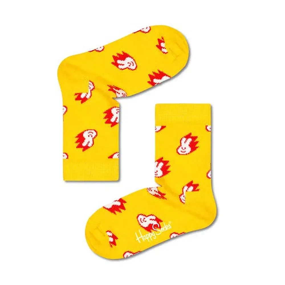 Носки желтый Bunny Happy Socks, желтый
