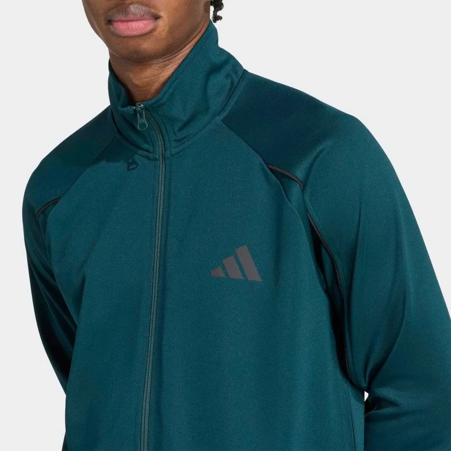 Спортивный костюм с длинным рукавом adidas Stadium, Зеленый — фото 4