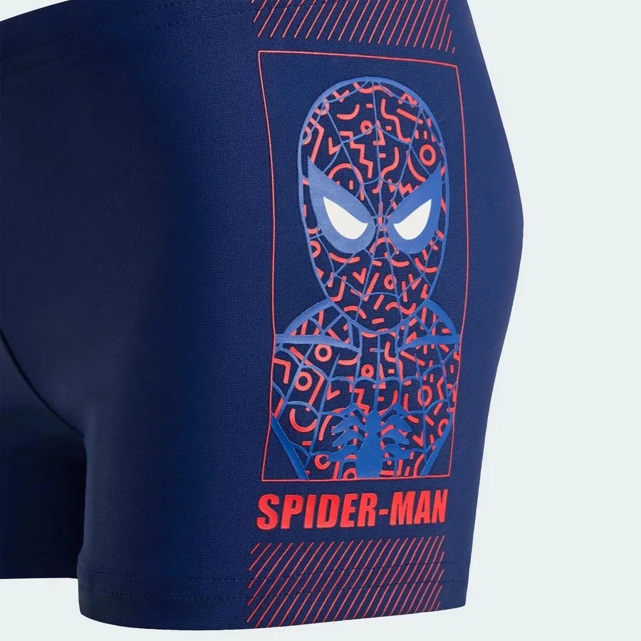 Детские спортивные шорты с принтом Marvel Spiderman Swim adidas, Темно-синий — фото 3
