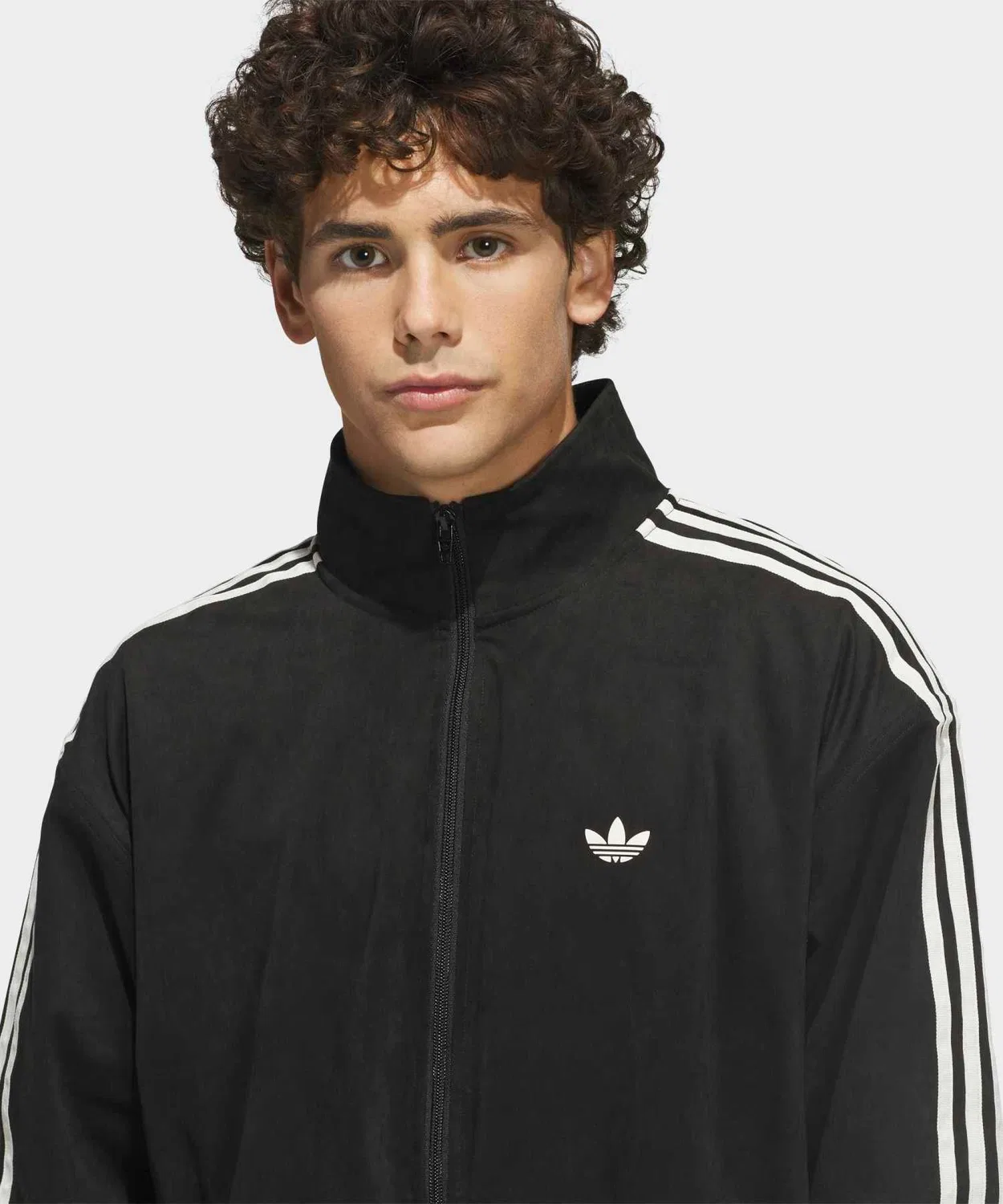 Мужская куртка-джерси с молнией Vintage Superfire Adidas Originals, Black — фото 4