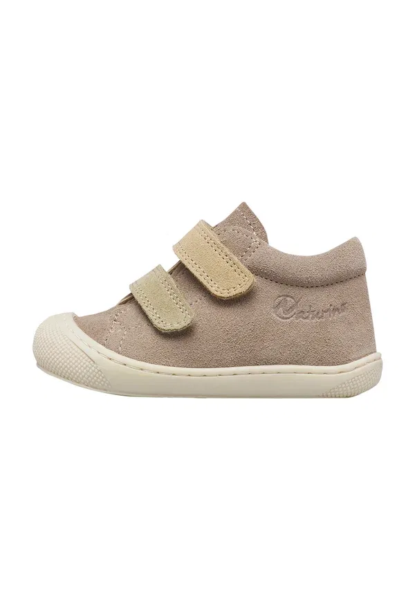 Кроссовки из замши Naturino, taubengrau beige, бежевый