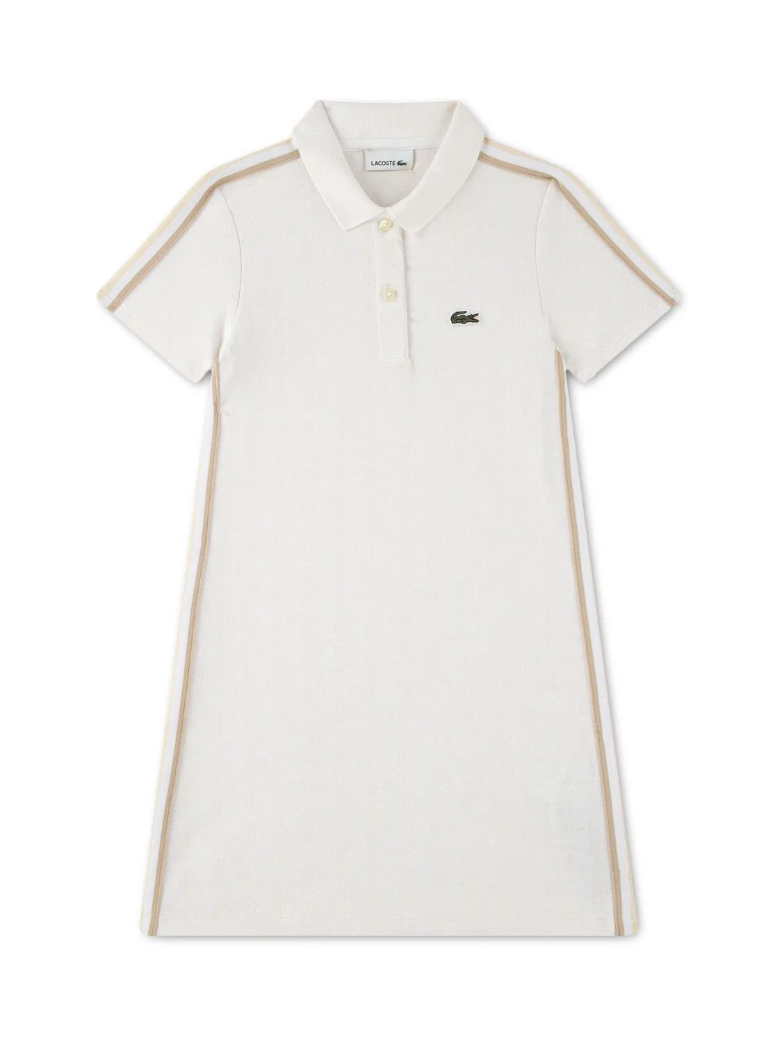 Платье-поло Lacoste White