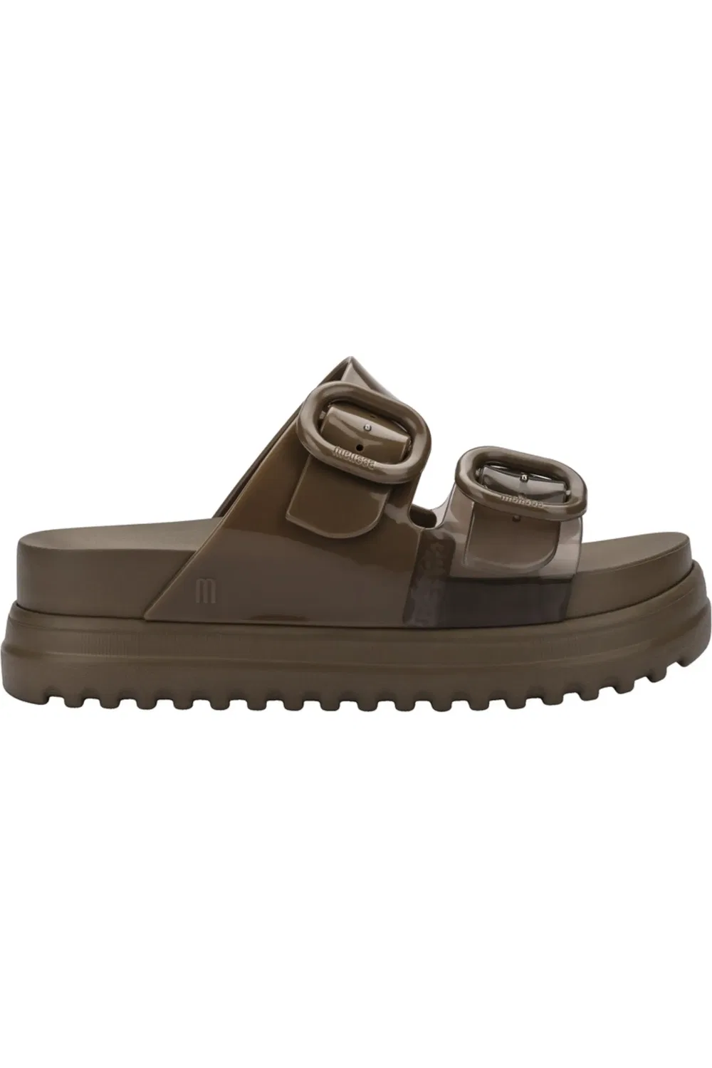 Сандалии детские на платформе Cozy Platform Slide Mini Melissa, Transparent Brown — фото 2