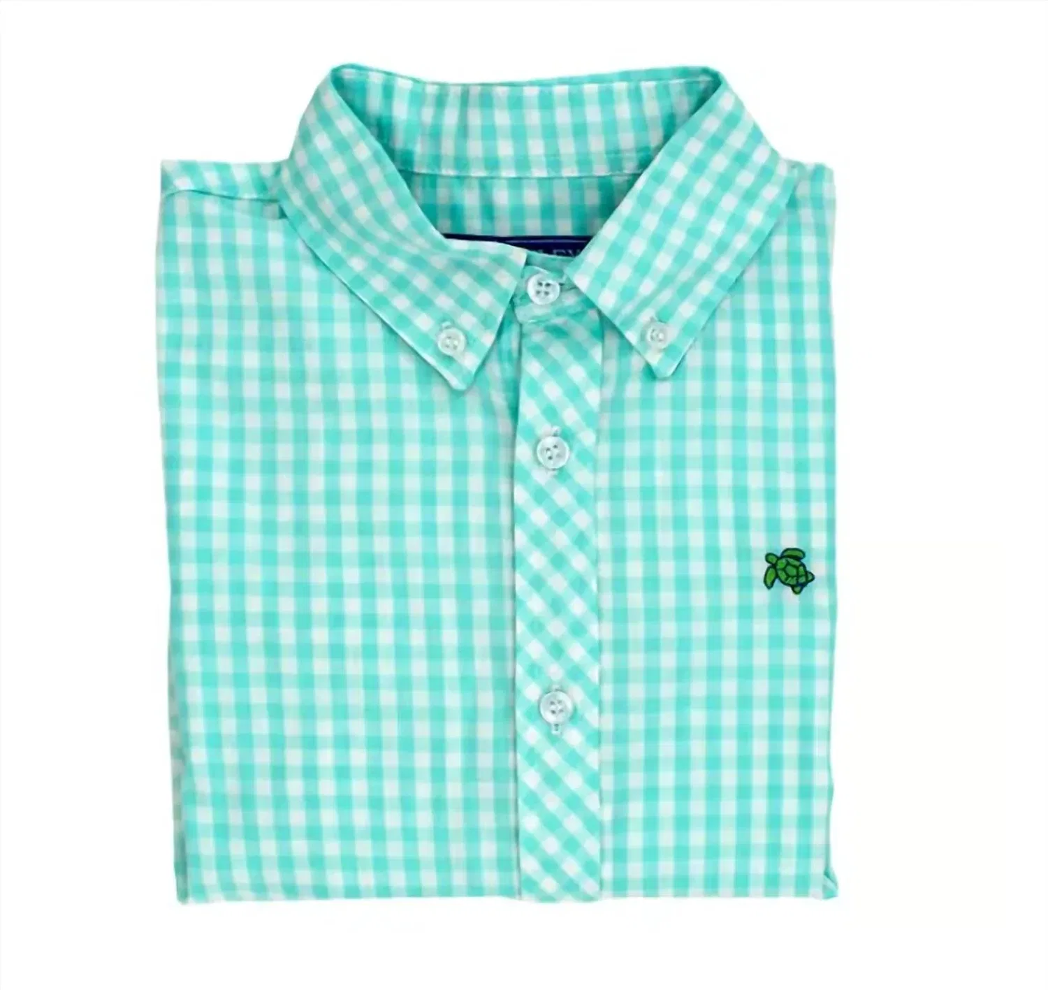 Детская рубашка для мальчиков с принтом Mint Check Bailey Boys, Mint Check