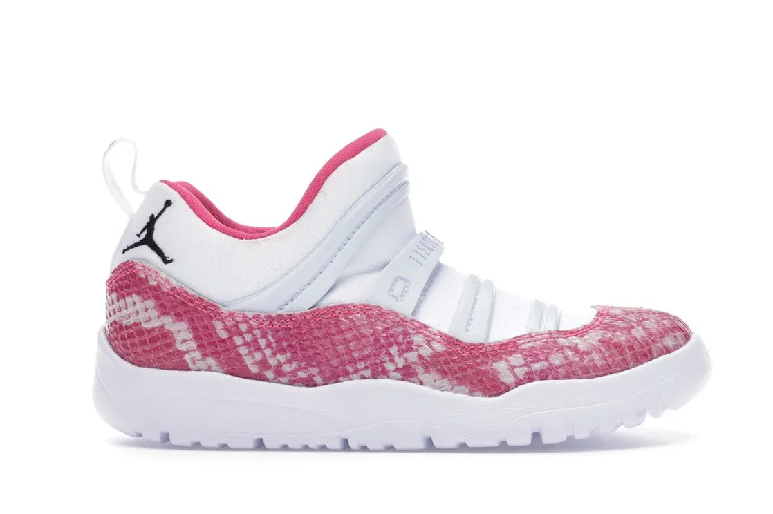 Детские кроссовки с принтом Jordan 11 Retro Little Flex Jordan, White/Black-Watermelon