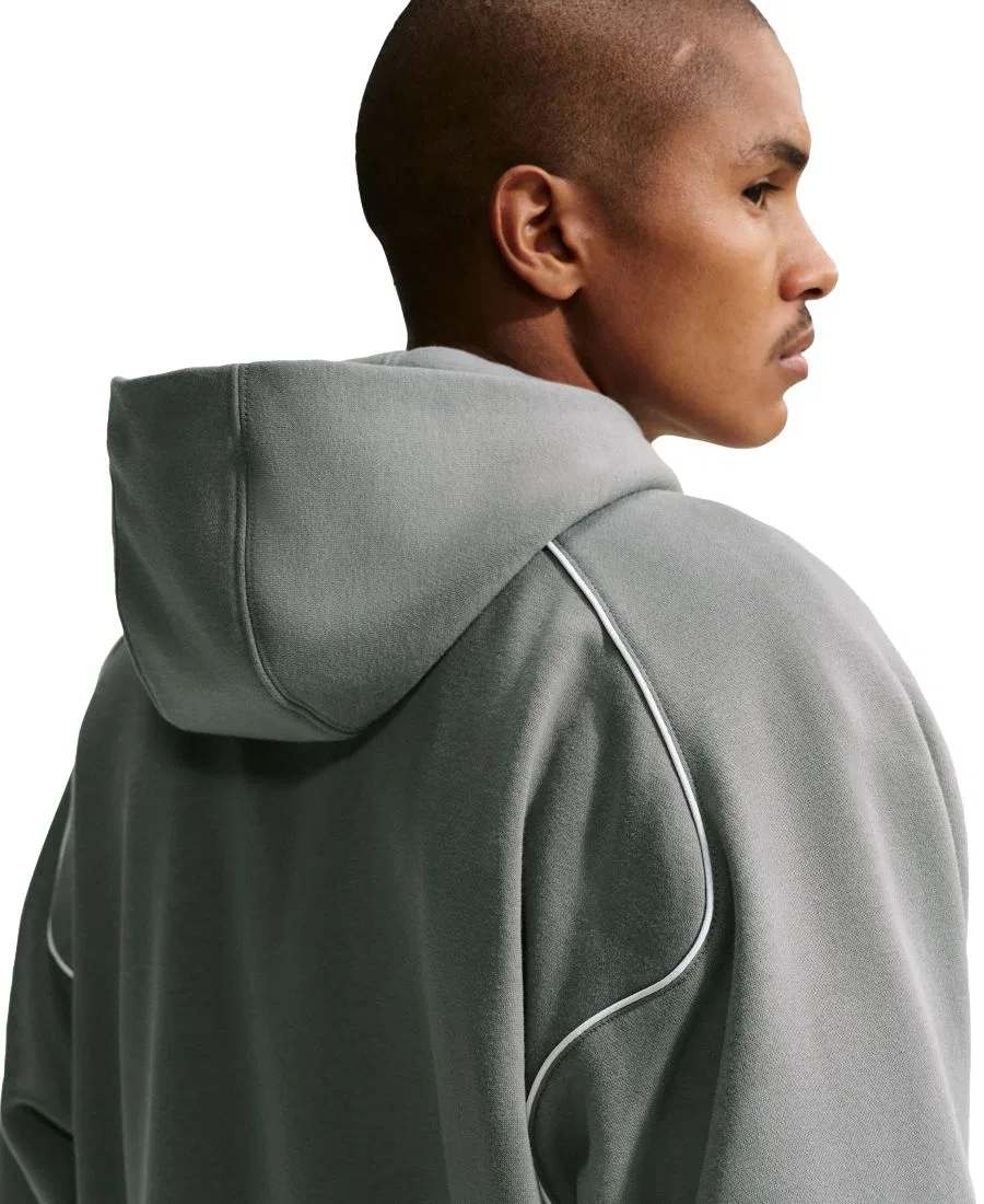 Худи с капюшоном свободного кроя Air Nike, Smoke Gray/White — фото 3