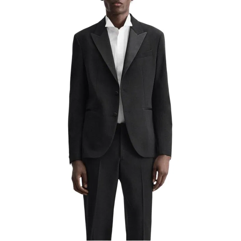 Мужской деловой костюм с принтом Business Suits ZARA, Black — фото 4