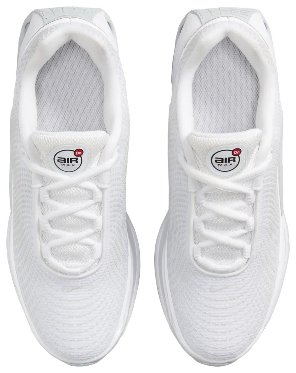 Кроссовки для мальчиков Air Max DN Nike, цвет White/White/Metallic Silver — фото 4