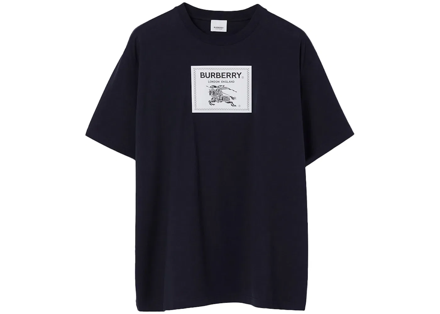 Мужская футболка с коротким рукавом Burberry T-shirt, Smoked Navy