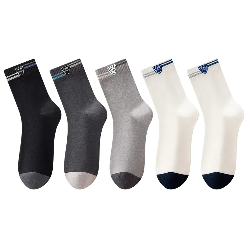 Детские носки с комплектом из 5 пар, Unisex Crew Socks, MIIOW — фото 3