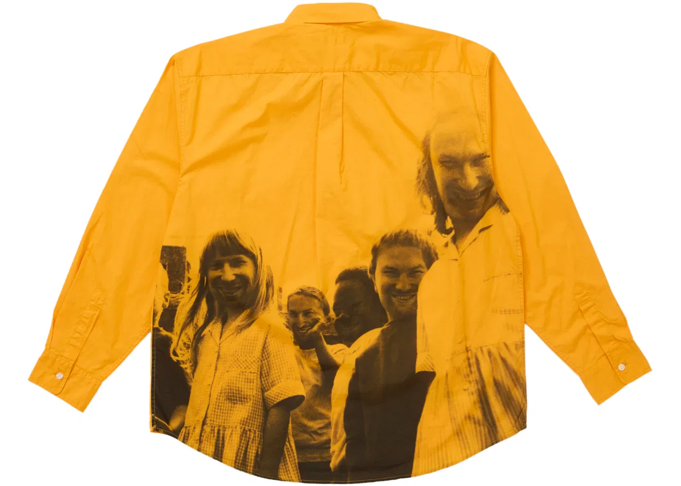 Мужская рубашка с принтом Supreme Aphex Twin, Orange — фото 2