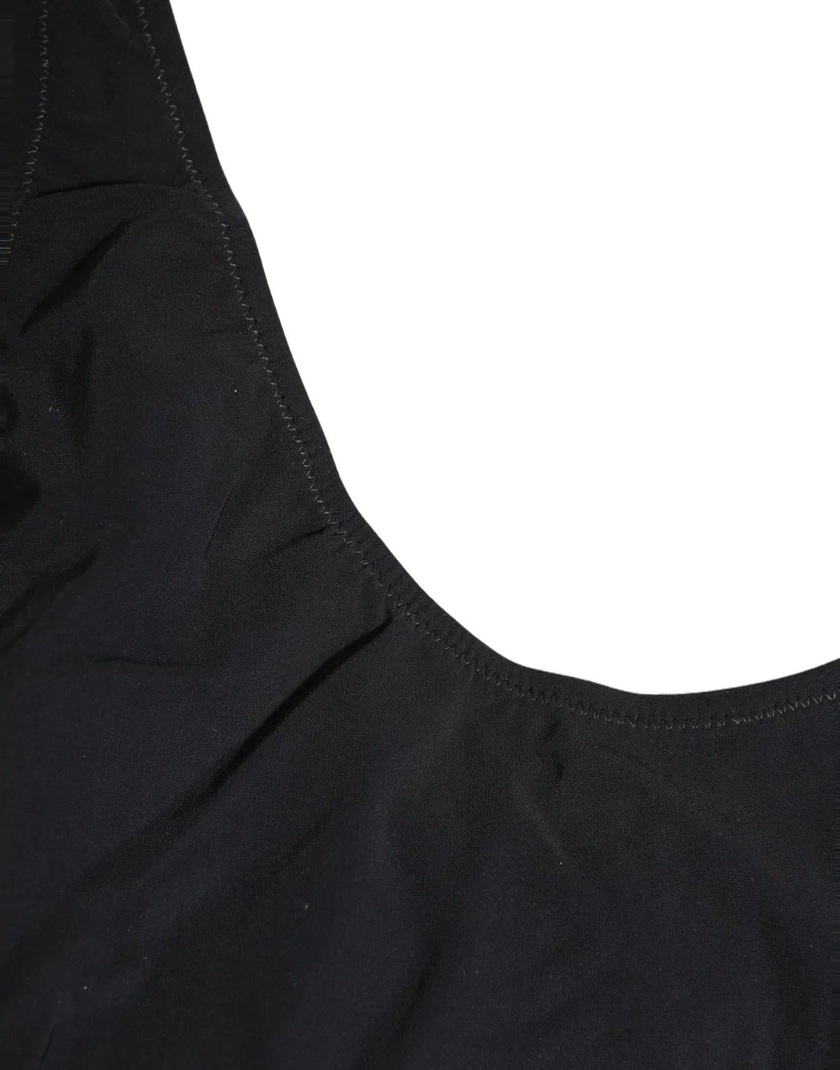 Женский купальник слитный с вырезом Black Cutout Logo Dolce & Gabbana, черный — фото 3