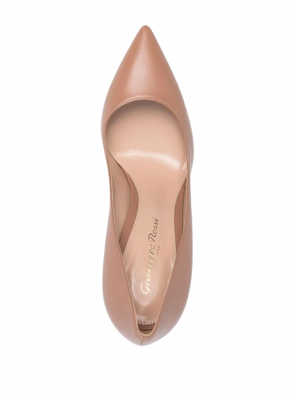 Туфли-лодочки с заостренным носком Gianvito Rossi, нейтральный — фото 4