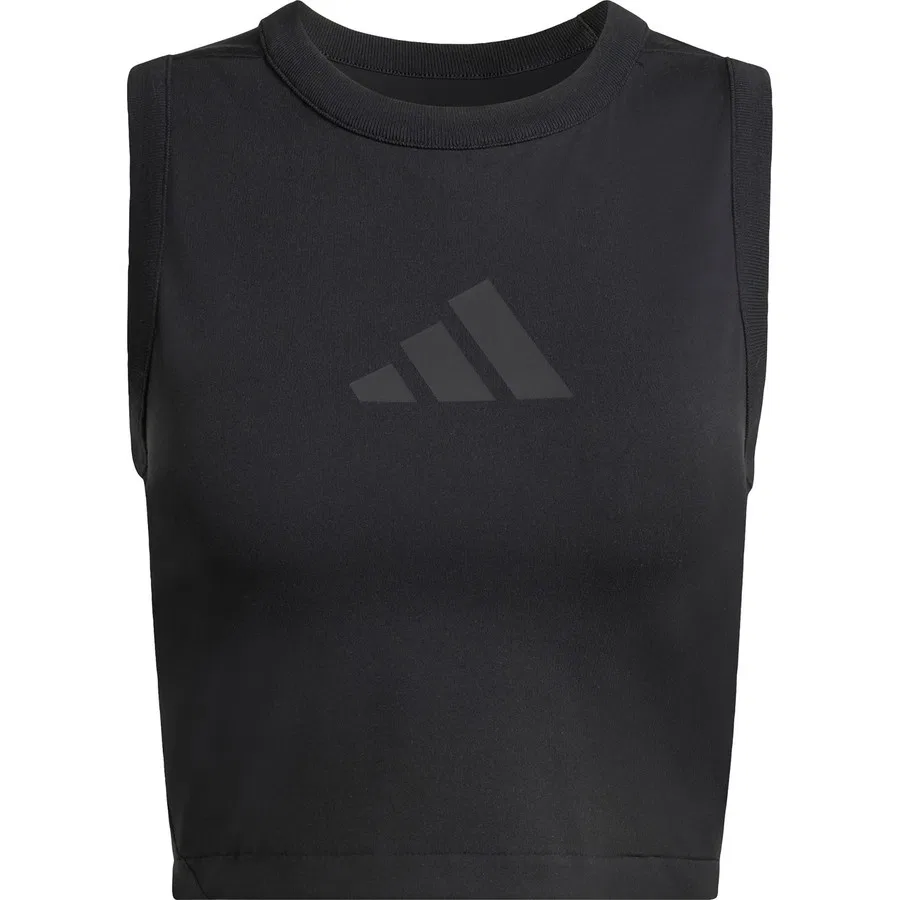 Женский топ без рукавов из быстросохнущей ткани adidas Z.N.E. Tank, Черный — фото 3