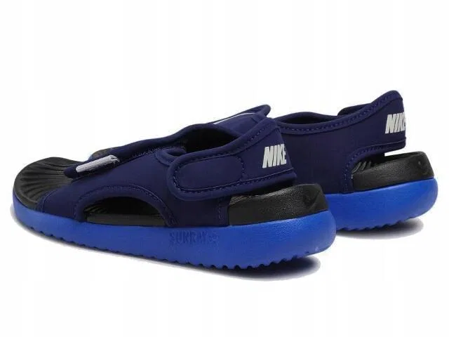 Детские сандалии с липучкой Nike Sunray Adjust, Цвет Blau — фото 4