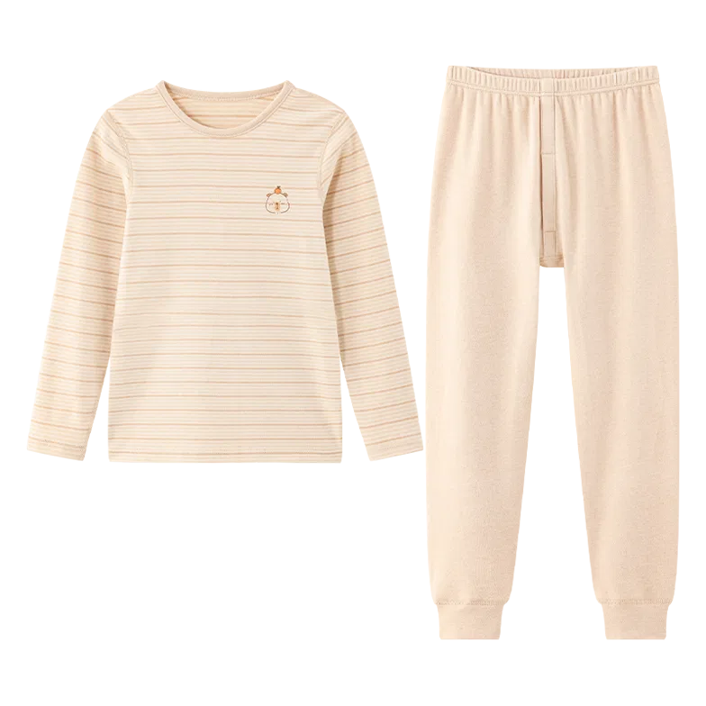 Детский комплект нижнего белья с принтом Red Bean, Multicolor Stripes