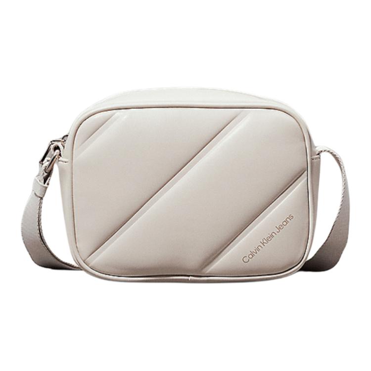 

Сумка Calvin Klein Smooth Artificial Leather Shoulder, бежевый