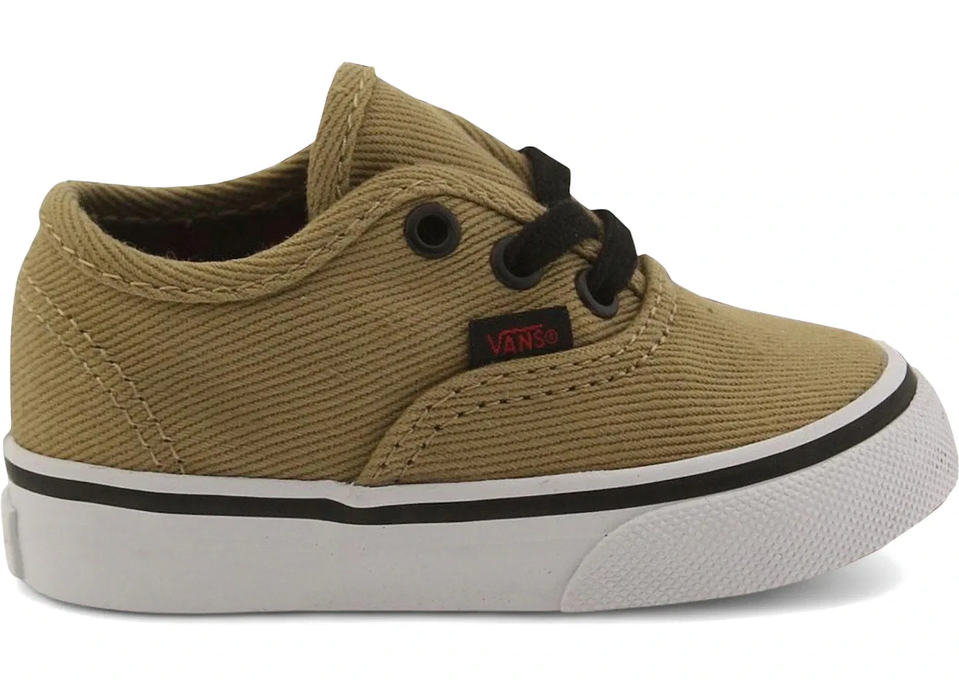 Детские кеды из твила Vans Authentic, Black/Cornstalk