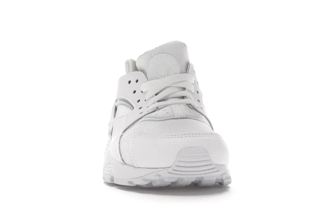 Детские кроссовки Lifestyle с неопреновым верхом Nike Air Huarache Run, White/White-Pure Platinum — фото 2