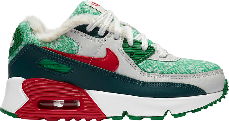 Кроссовки Nike Air Max 90 PS 'Christmas Sweater', белый - фото