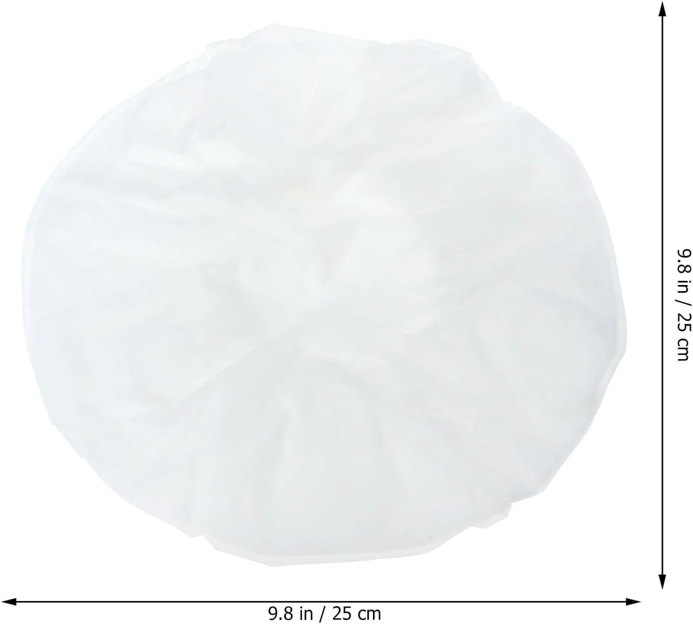 Шапочка для душа, Non-Woven Fabric, белый, 25x25x1.5 см Generisch — фото 2