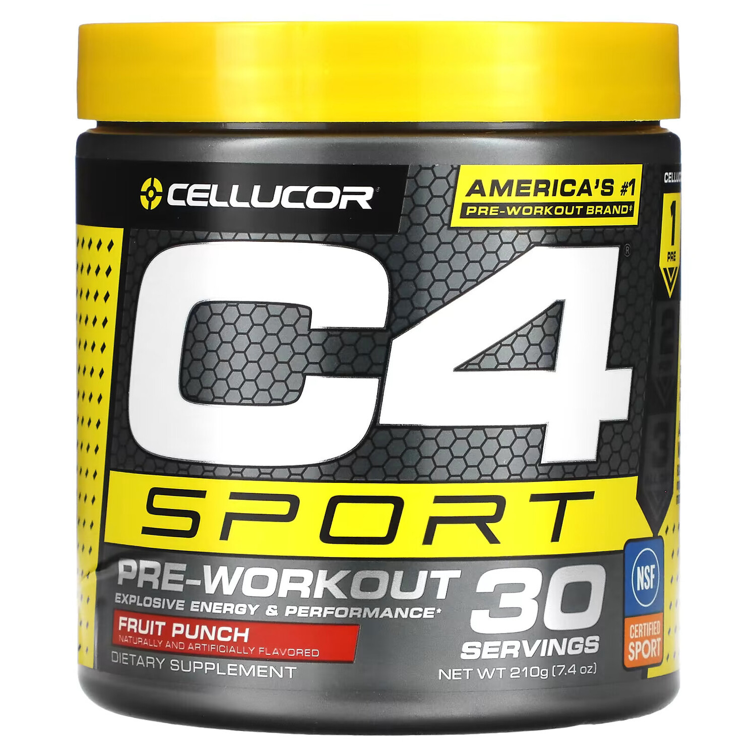 

Cellucor, C4 Sport, перед тренировкой, фруктовый пунш, 270 г (9,5 унции)