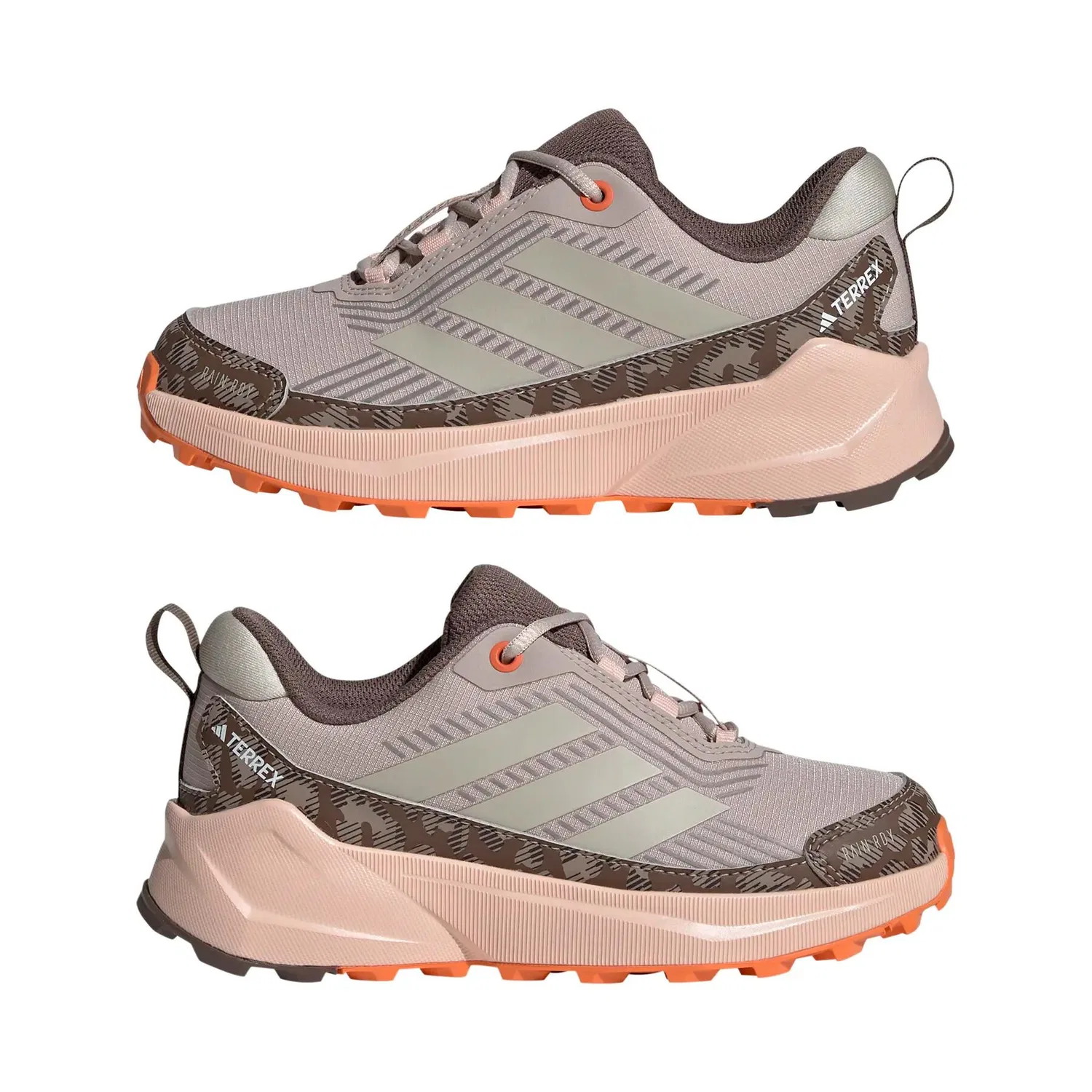 Детские водонепроницаемые ботинки для ходьбы Terrex Trailmaker 2 Adidas, Beige — фото 4