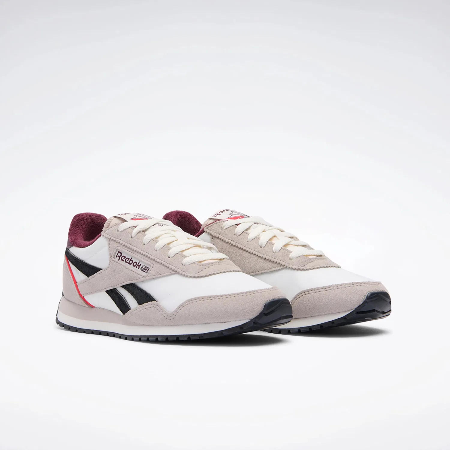 Детские кроссовки для девочек Reebok Classic AZ, Chalk Moonstone Black Cherry — фото 3