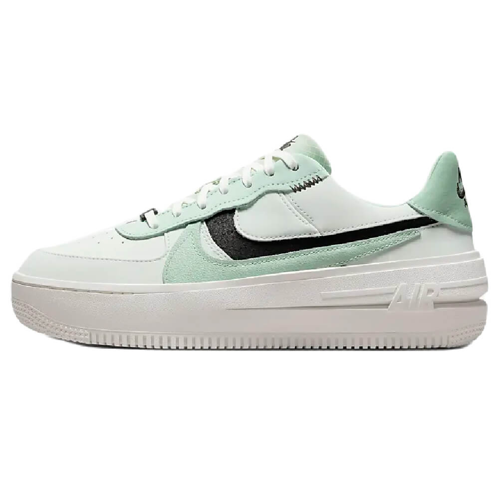 Кроссовки Nike Air Force 1 PLT.AF.ORM, бежевый/зеленый - фото