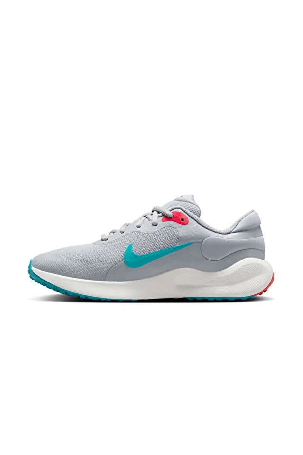 Детские кроссовки для девочек текстильные Revolution 7 (gs) Nike, Colorful/Grey — фото 2